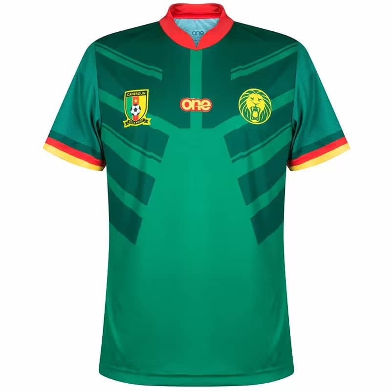 Mens Cameroun Home Jersey FIFA World Cup Qatar 2022