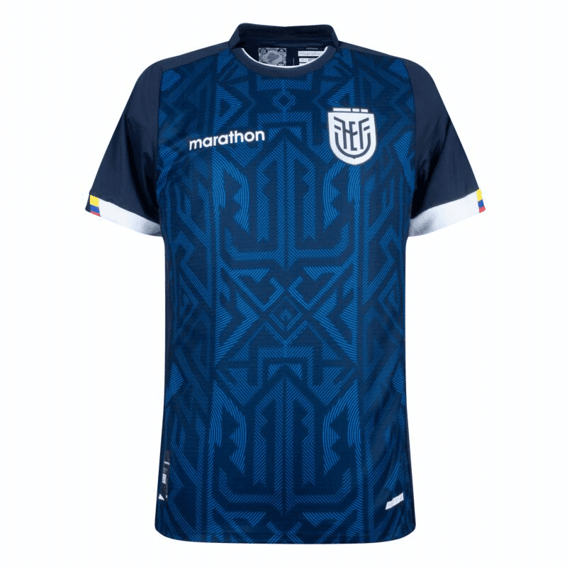 Mens Ecuador Away Jersey FIFA World Cup Qatar 2022
