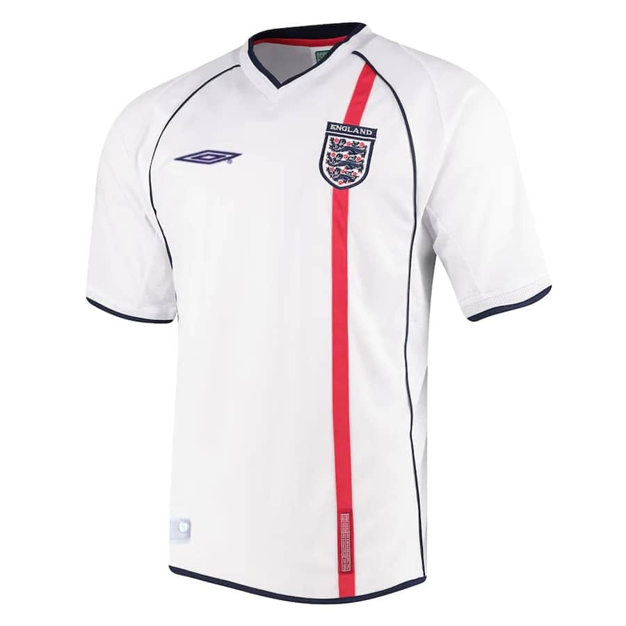 Mens England Retro Home Jersey 2002