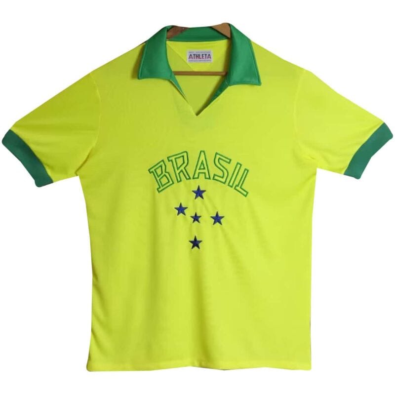 Herren Brasilien Retro Heim Trikot 1958