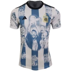 Mens Argentina 3-Star Campeon Mundial Commemorative Jersey
