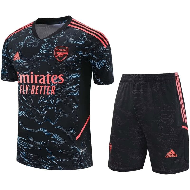 Mens Arsenal Short Training Suit Black 2023/24