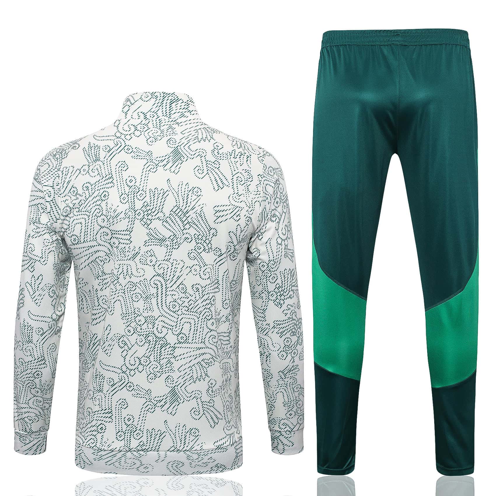 Mens Mexico Jacket + Pants Training Suit White 2023