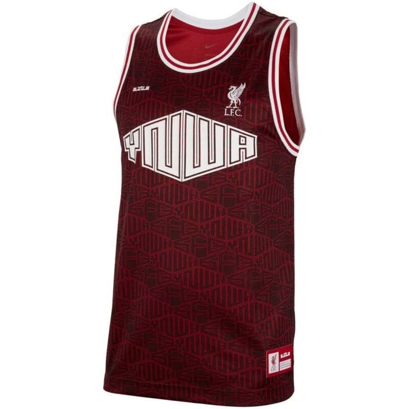 Mens Nike DNA Basketball LeBron x Liverpool FC Singlet Jersey 2023/24