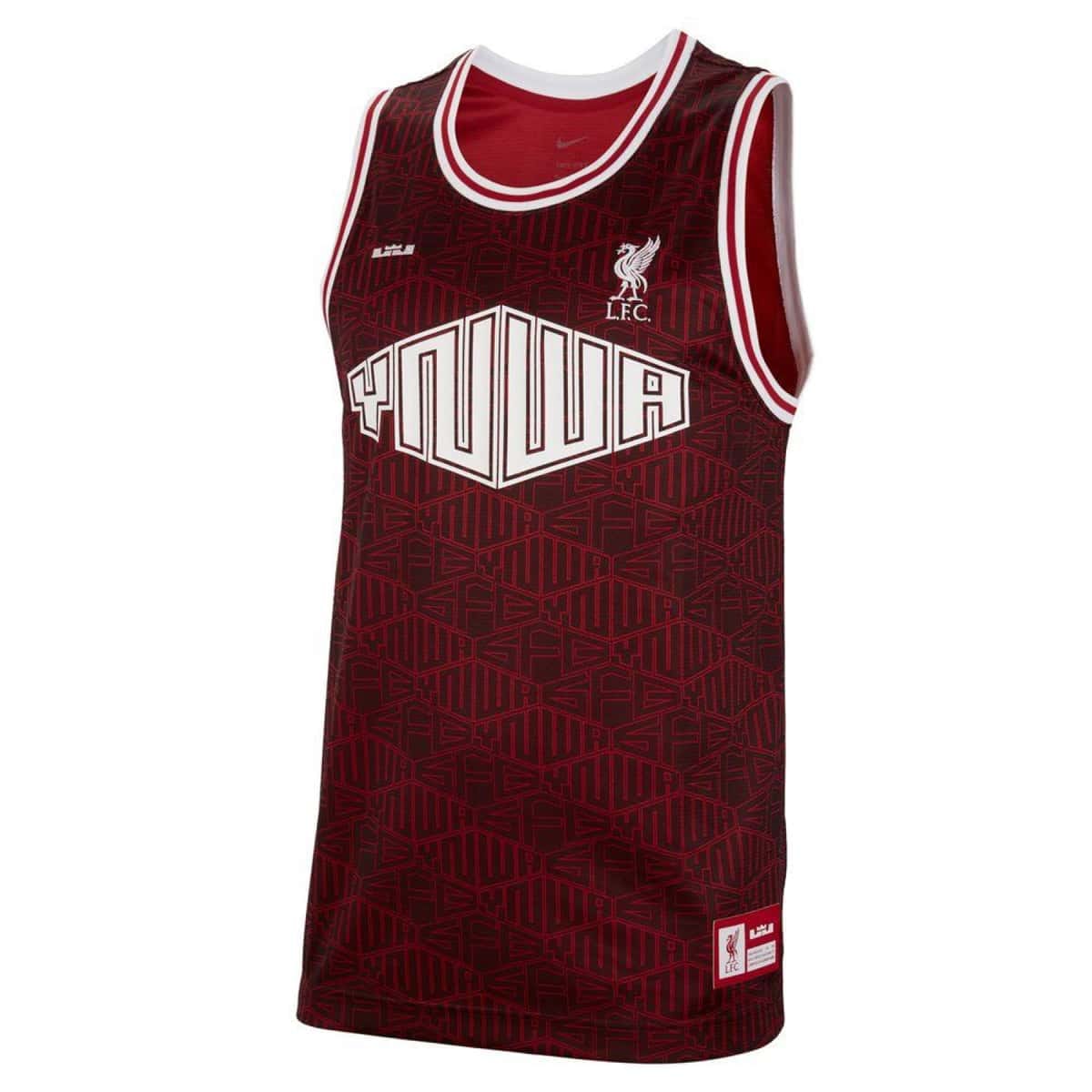 Mens Nike DNA Basketball LeBron x Liverpool FC Singlet Jersey 2023/24