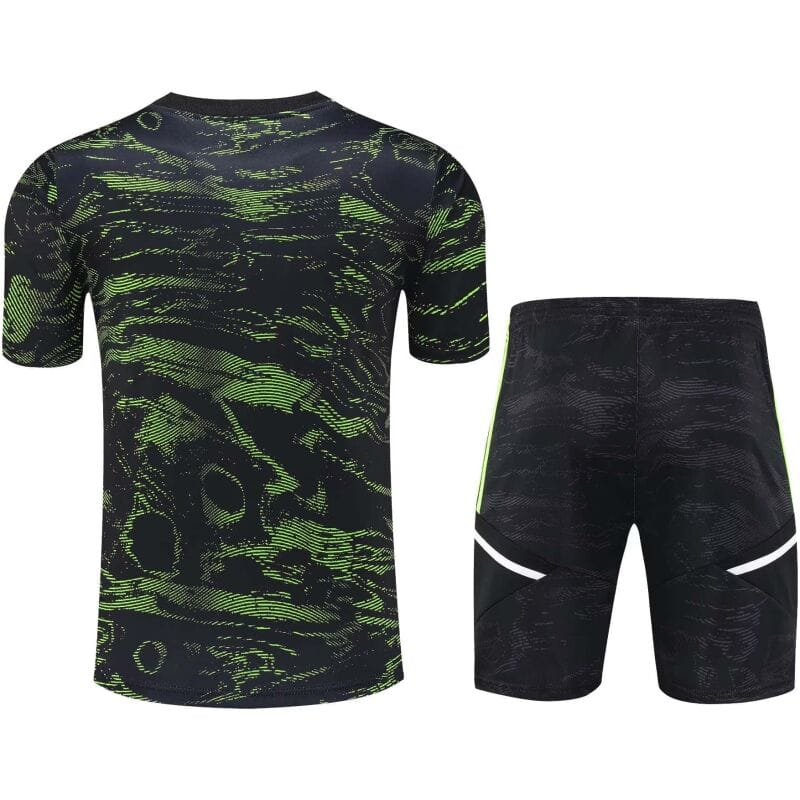 Mens Manchester United Short Training Suit Green 2023/24