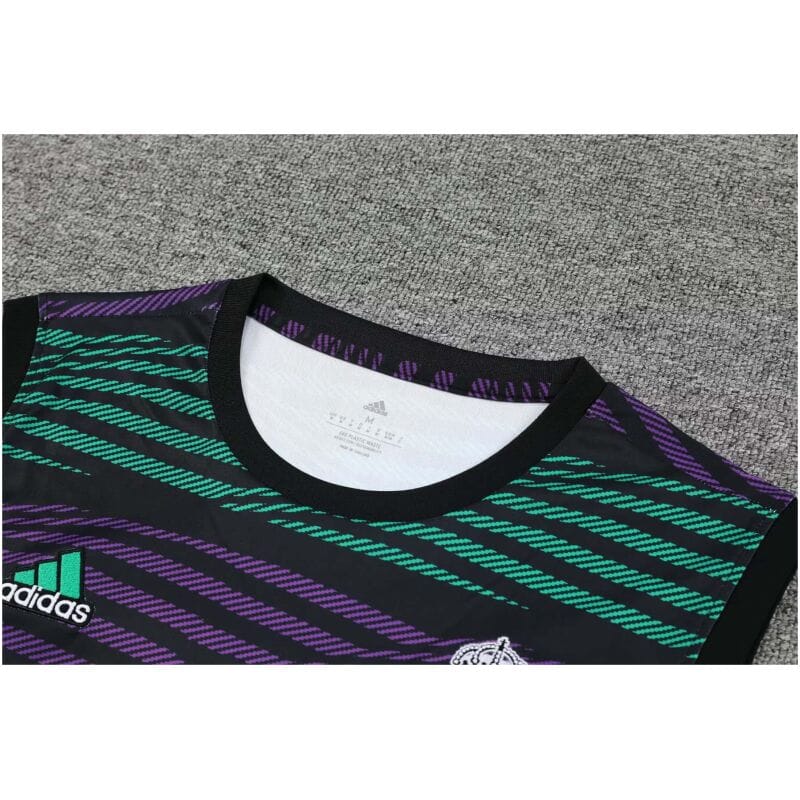Mens Real Madrid Singlet Suit Green – Purple 2023/24