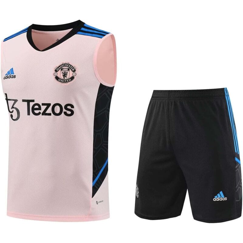 Mens Manchester United Singlet Suit Pink 2023/24