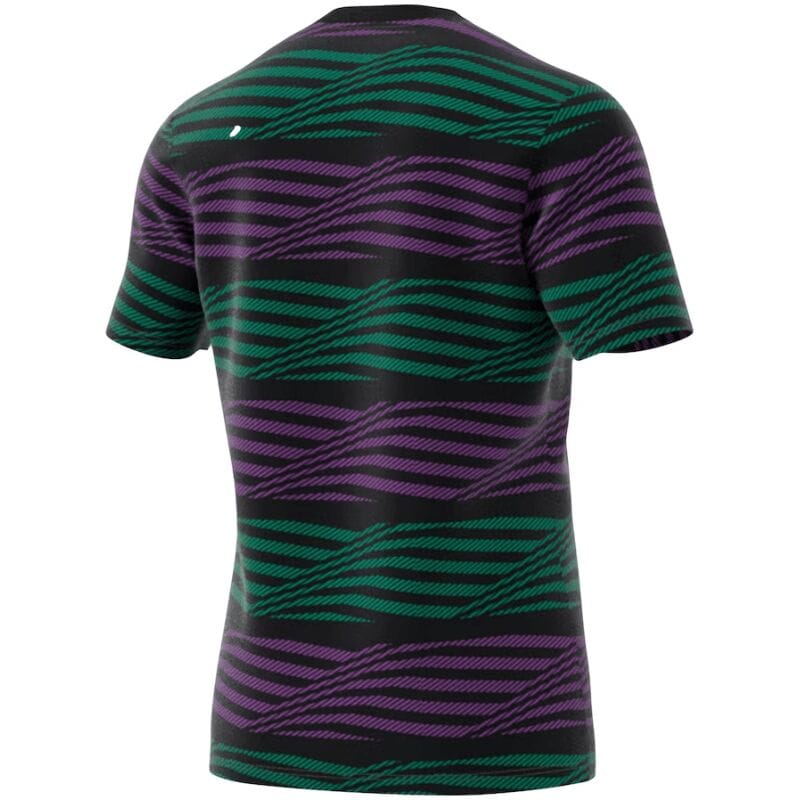 Herren Real Madrid Pre-Match Top Kurzes Trainingstrikot Schwarz 2023/24