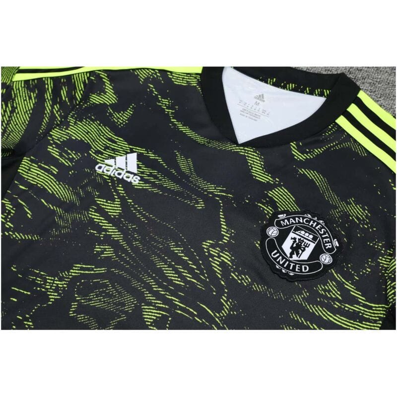 Mens Manchester United Short Training Suit Green 2023/24