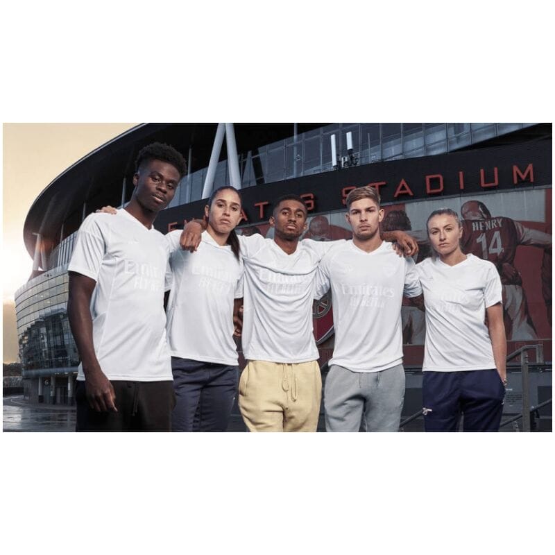Mens Arsenal No More Red Whiteout Jersey 2023/24