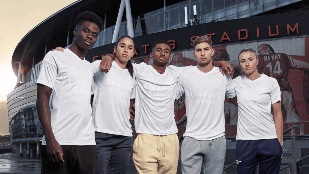 Mens Arsenal No More Red Whiteout Jersey 2023/24