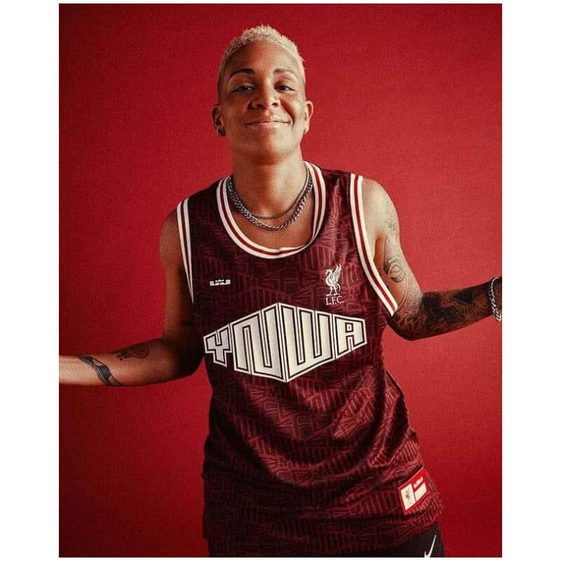 Mens Nike DNA Basketball LeBron x Liverpool FC Singlet Jersey 2023/24