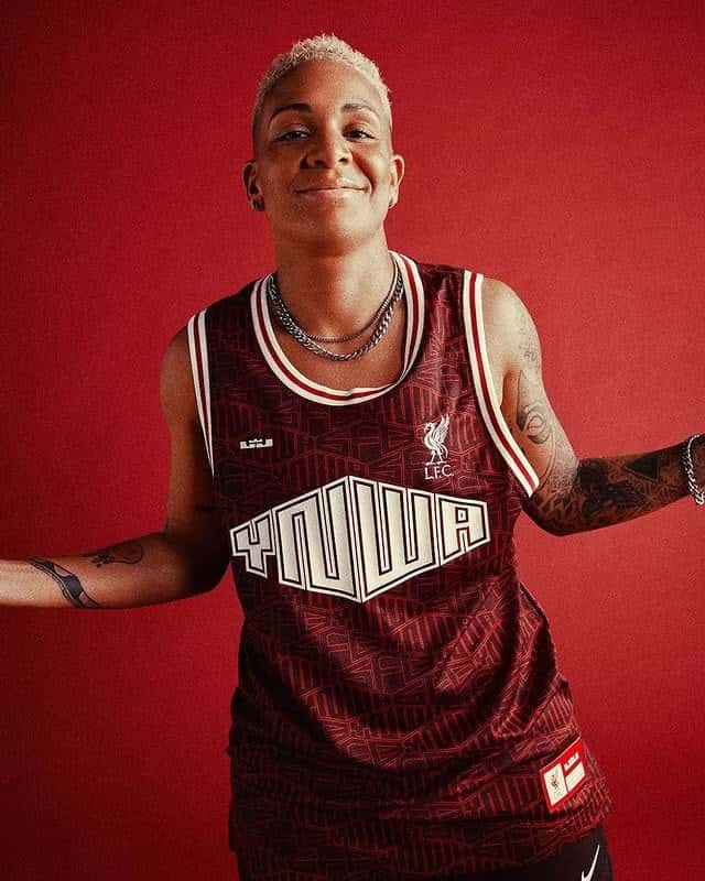 Mens Nike DNA Basketball LeBron x Liverpool FC Singlet Jersey 2023/24
