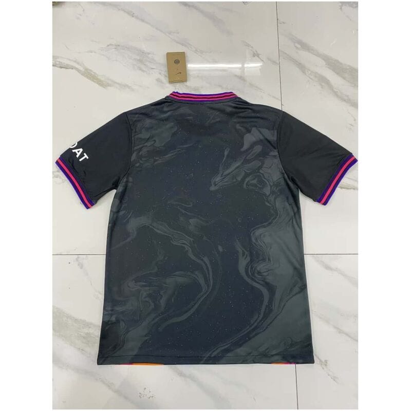 Mens PSG Pre-Match Top Short Training Jersey Black 2023/24