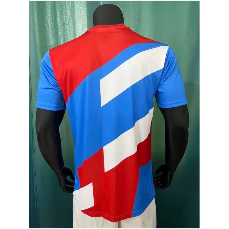 Mens Bayern Munich Pre-Match Top Short Training Jersey Blue 2023/24