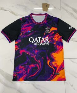 Mens PSG Pre-Match Top Short Training Jersey Black 2023/24