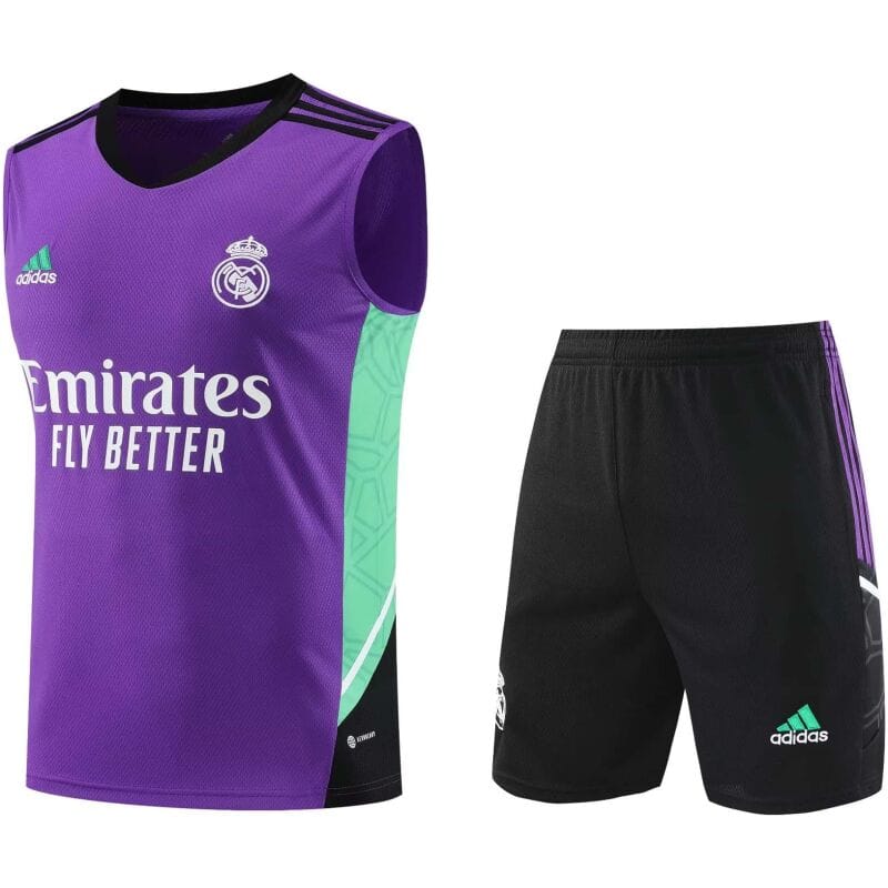 Herren Real Madrid Singlet Anzug Lila 2023/24