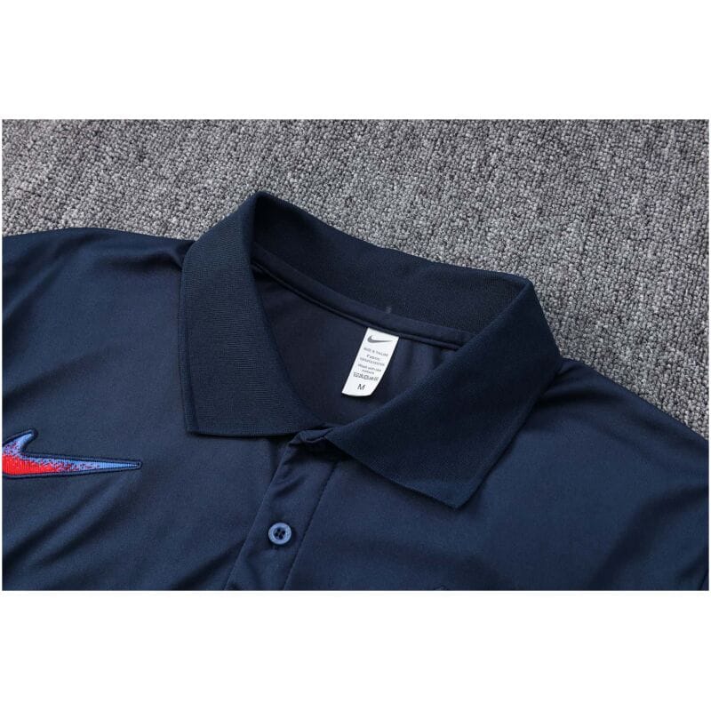 Mens Barcelona Polo Shirt Royal 2023/24