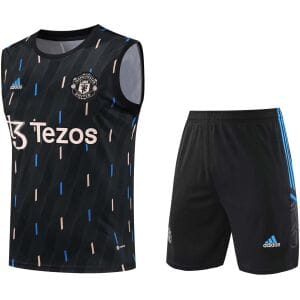 Mens Manchester United Singlet Suit Black 2023/24