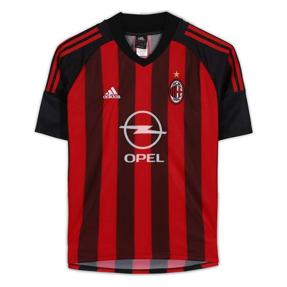 Mens AC Milan Retro Home Jersey 2002/03