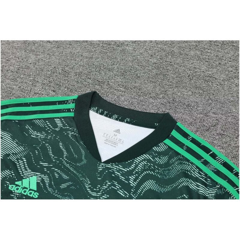 Mens Real Madrid Short Training Suit Green 2023/24