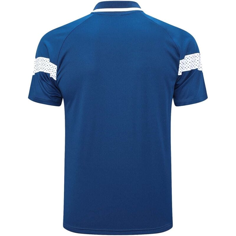 Mens Olympique Marseille Polo Shirt Blue 2023/24