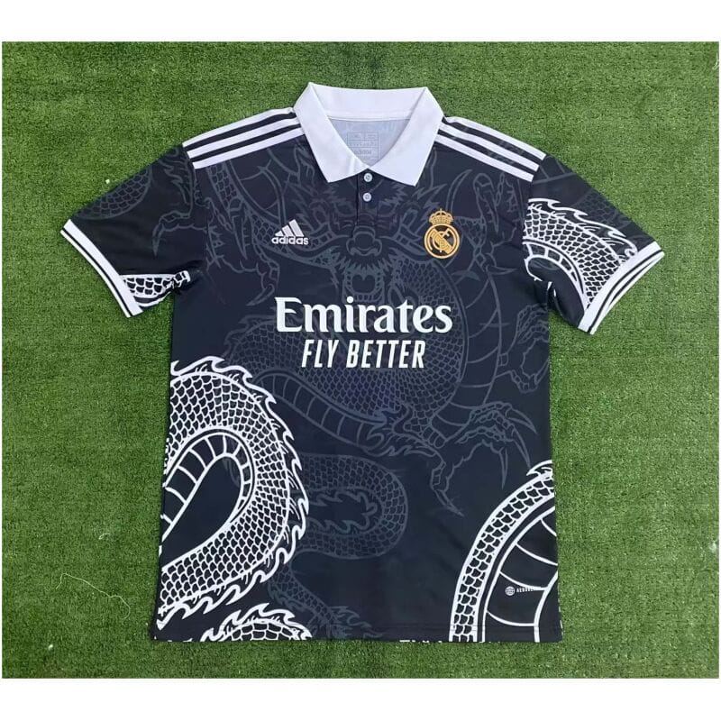 Mens Real Madrid Special Edition Black Dragon Jersey 2023/24