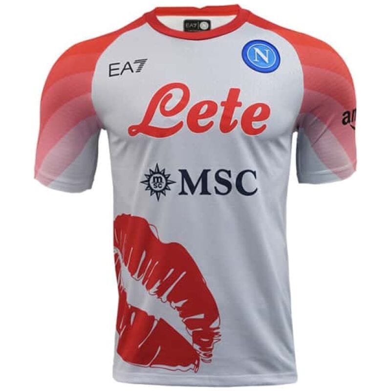 Mens Napoli Napoli Maglia Gara San Valentino 2023