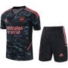 Mens Arsenal Short Training Suit Black 2023/24