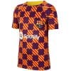 Mens Barcelona Pre-Match Top Short Training Jersey Yellow 2023/24