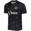 Mens Manchester United Pre-Match Top Short Training Jersey Black 2023/24