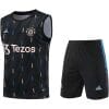 Mens Manchester United Singlet Suit Black 2023/24