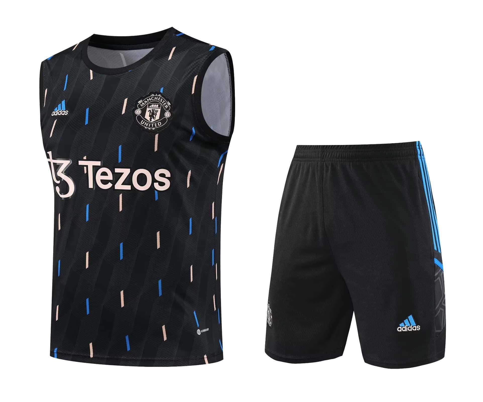 Mens Manchester United Singlet Suit Black 2023/24