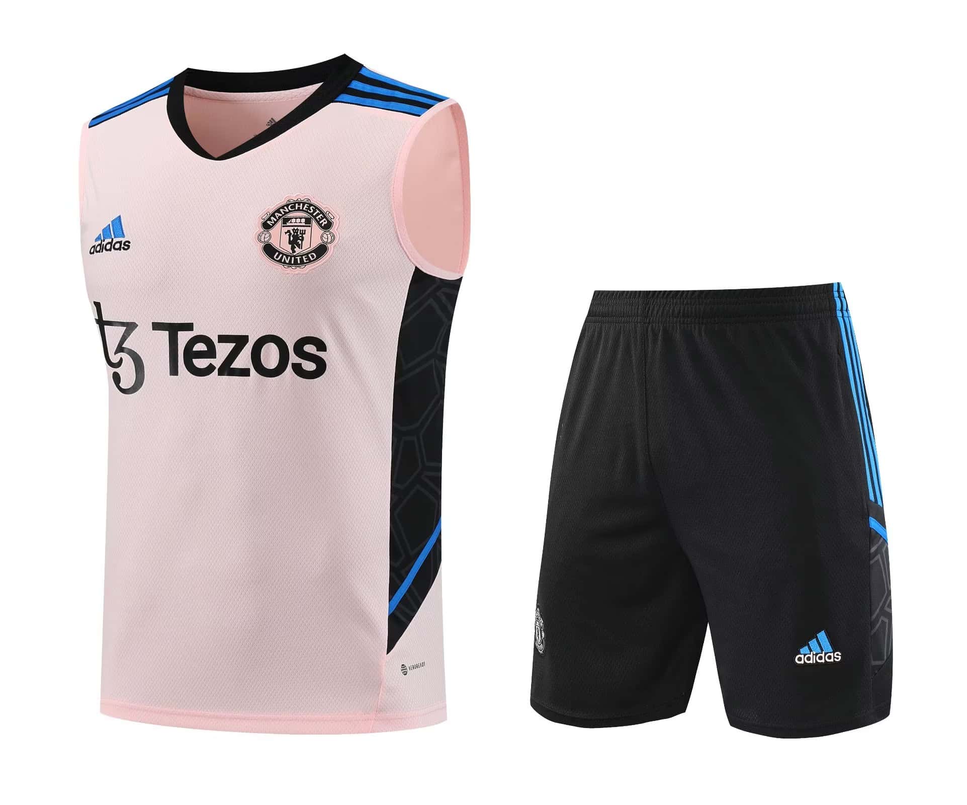Mens Manchester United Singlet Suit Pink 2023/24