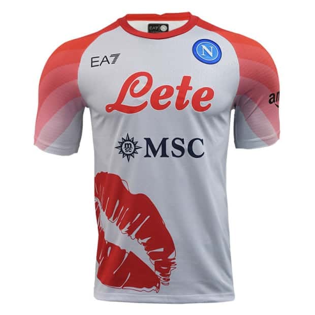 Mens Napoli Napoli Maglia Gara San Valentino 2023