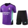 Herren Real Madrid Kurzer Trainingsanzug Lila 2023/24