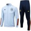 Mens Spain Jacket + Pants Training Suit Off Blue 2023