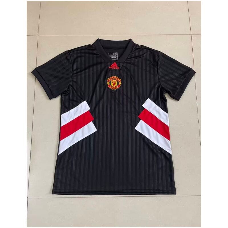 Mens Manchester United Icon Jersey Black 2023/24