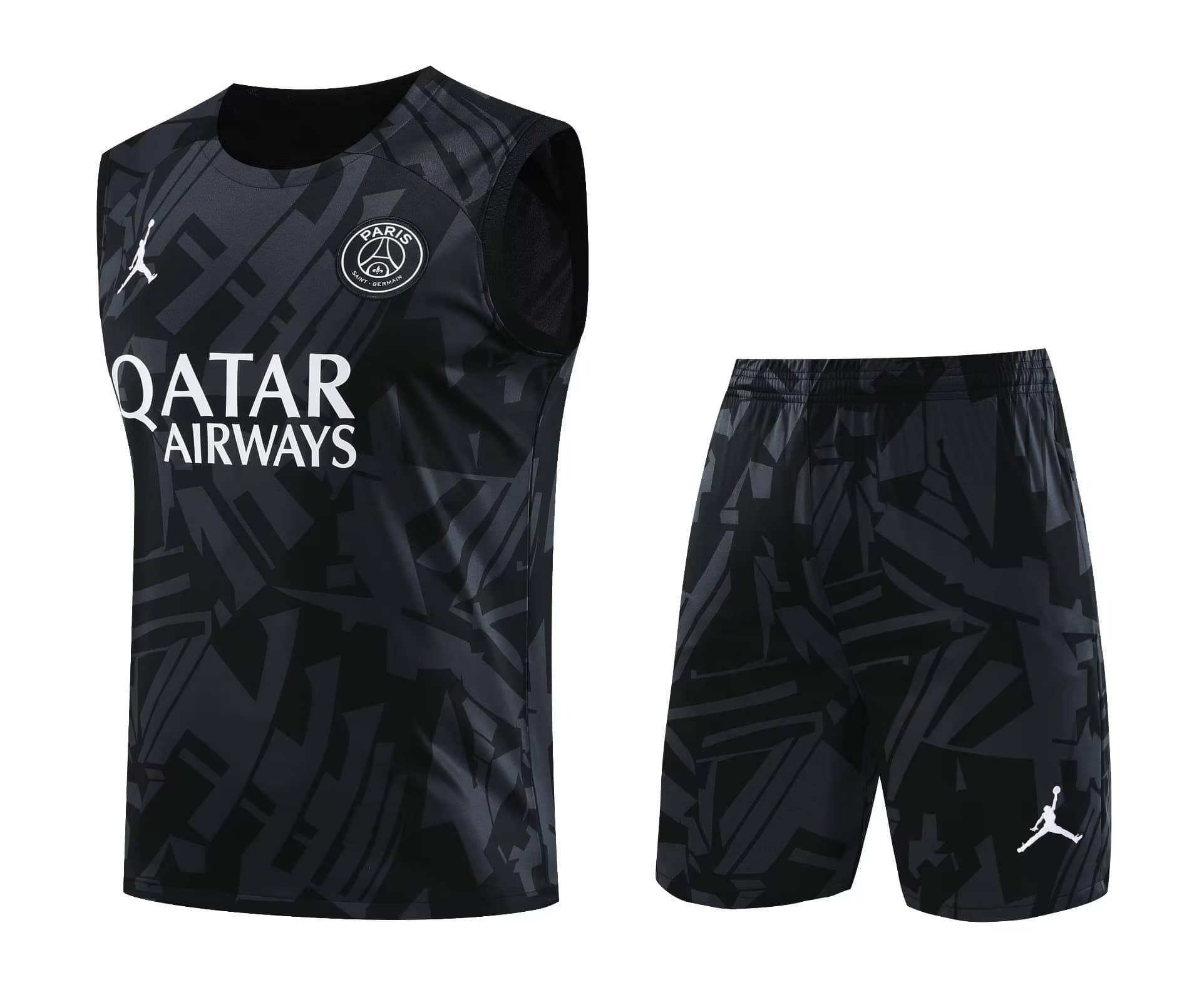 Mens PSG x Jordan Singlet Suit Black 2023/24