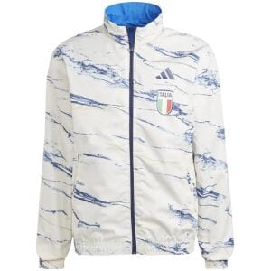 Mens Italy On-Field Team Logo Anthem Reversible Full-Zip Windrunner Jacket 2023/24