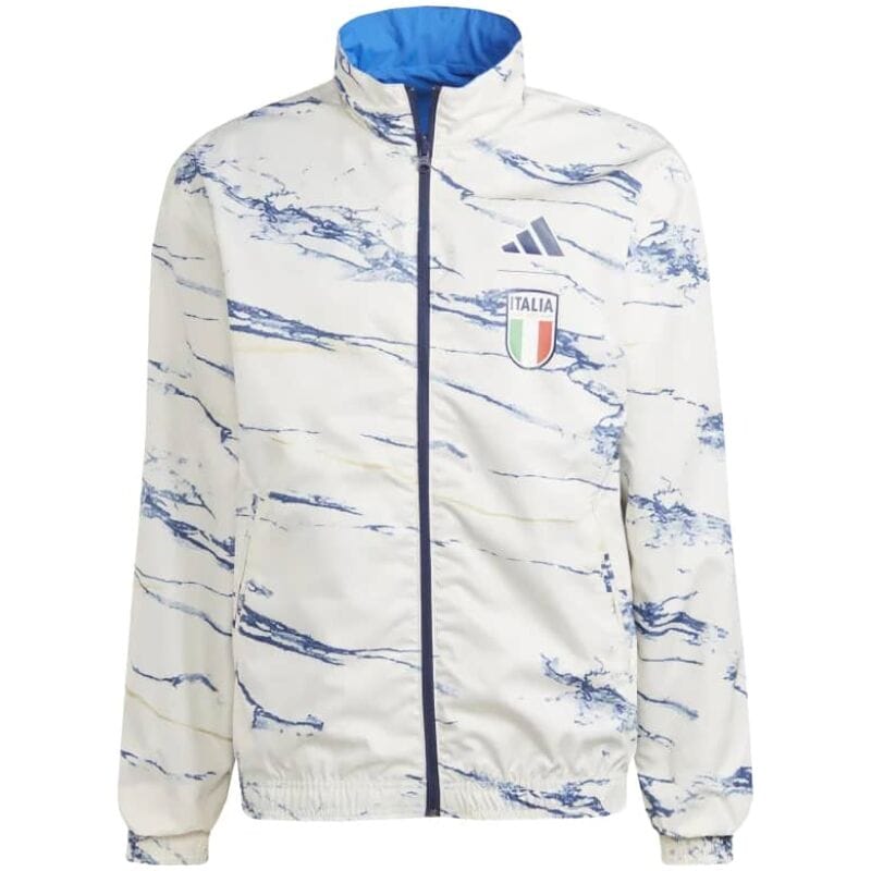Mens Italy On-Field Team Logo Anthem Reversible Full-Zip Windrunner Jacket 2023/24