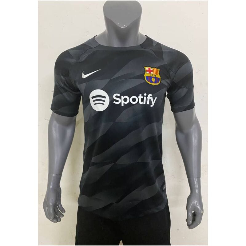 Mens Barcelona Goalkeeper Black Jersey 2023/24