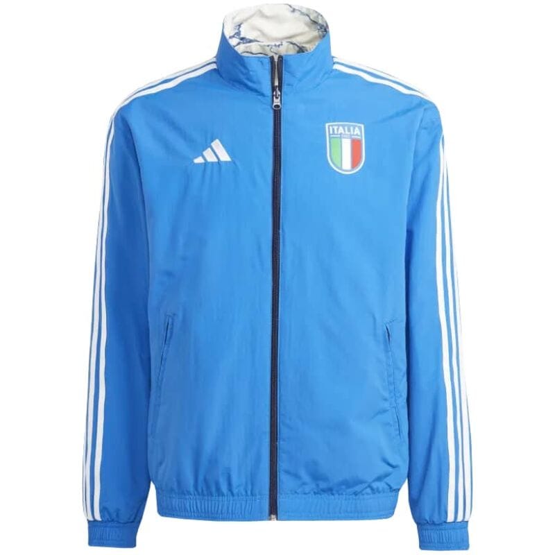 Mens Italy On-Field Team Logo Anthem Reversible Full-Zip Windrunner Jacket 2023/24