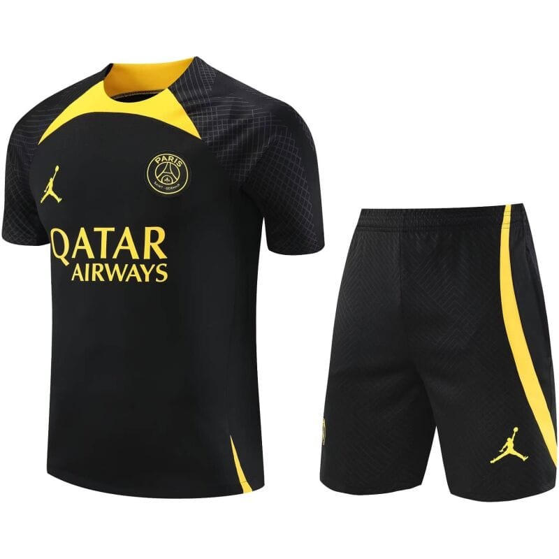 Mens PSG x Jordan Short Training Suit Black II 2023/24