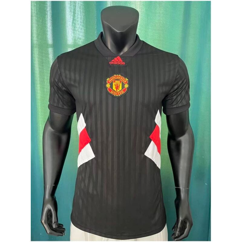 Mens Manchester United Icon Jersey Black 2023/24
