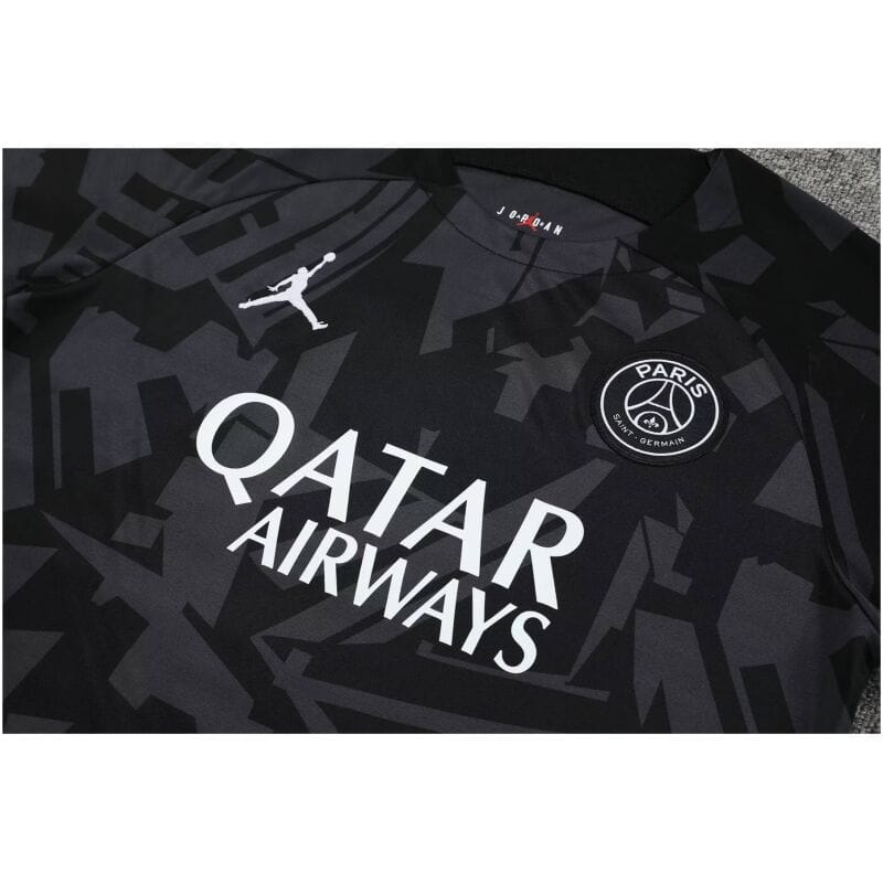 Mens PSG x Jordan Short Training Suit Black 2023/24