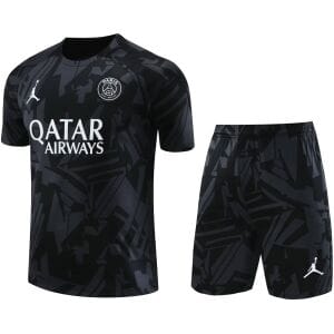 Mens PSG x Jordan Short Training Suit Black 2023/24