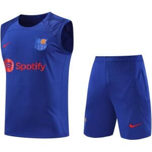 Mens Barcelona Singlet Suit Blue 2023/24