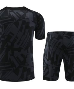 Mens PSG x Jordan Short Training Suit Black 2023/24